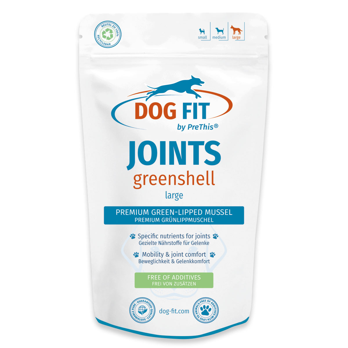 Dog Fit joint - Gr�nlippmuschel f�r Hunde - Perna canaliculus